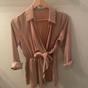 Missguided Blush Romper